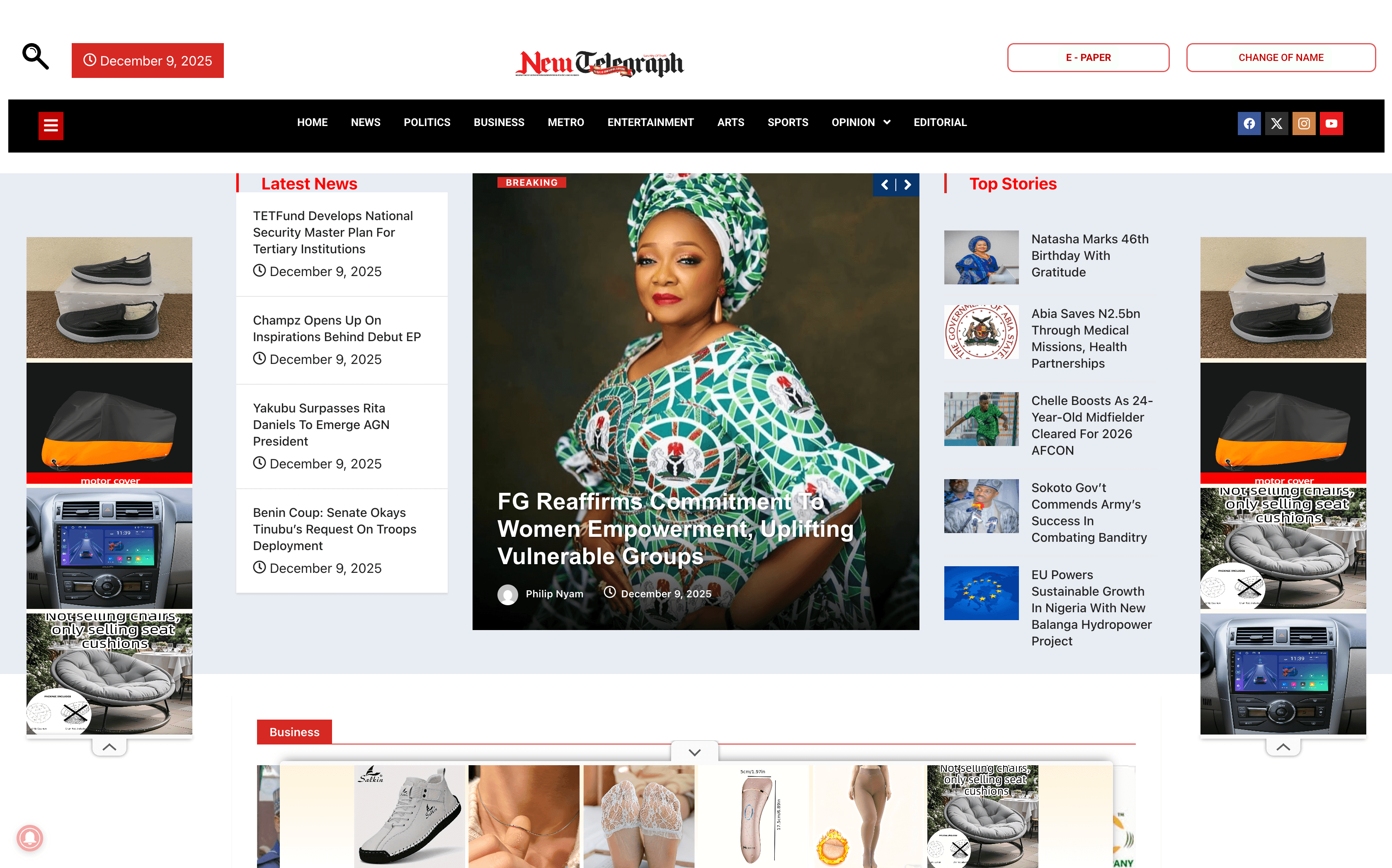 New Telegraph Newspaper